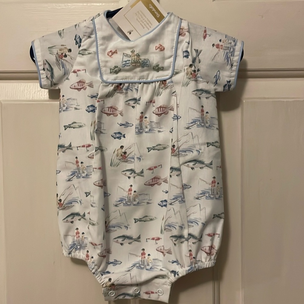 Dondolo baby fishing bubble NWT
